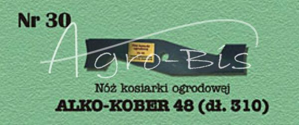 Nóż Kosiarki Ogrodniczej Nr 29