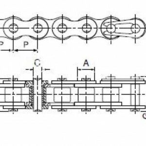 Łańcuch 50-1 5m 549538 754315 Kombajn Zbożowy Claas