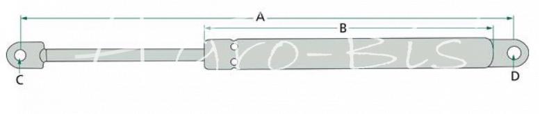 Sprężyna Gazowa-Amortyzator Teleskop Zetor 24267