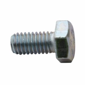 Śruba Z Łbem 6-Kątnym Pełny Gwint M6x12 Kl.8.8 Din933 Ocynk Biały C-330