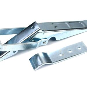 Spinaczzaczepzamek burty uniwersalny 310mm x30mm klamra wykonana z płaskownika