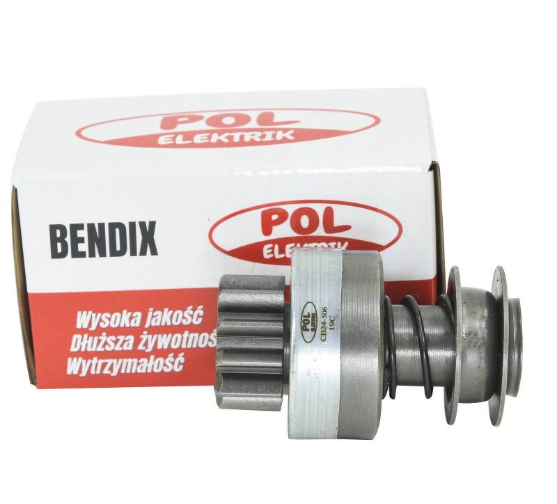 Bendix - zespół sprzęgający rozrusznika 11 zębów 10 frezów R11A