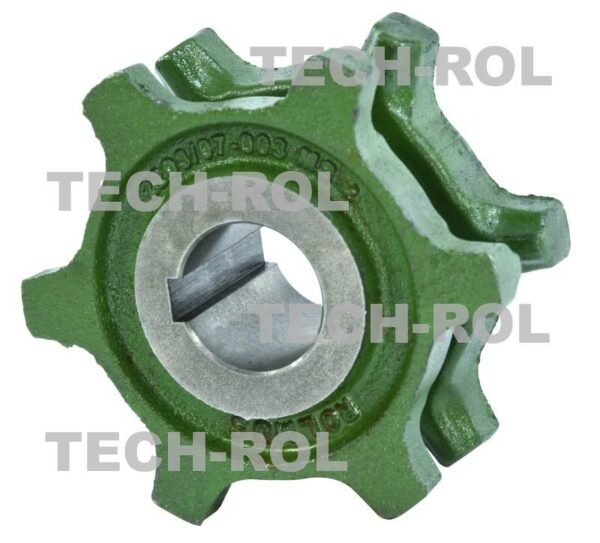 Koło gniazdowe na wpust 12mm, Rozrzutnik  Metal-Fach N267; POD-EOS-00398 Metal-Fach Sokółka