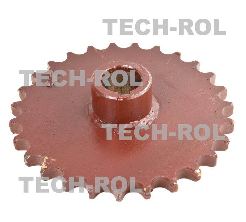 Koło łańcuchowe Z-27 1 cal otwór fi-40mm wpust-12mm Rozrzutnik PIN01810