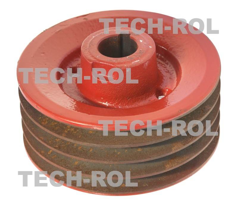 Koło pasowe małe na 4 paski Kosiarka rotacyjna MESKO-ROL Z-133 CM115
