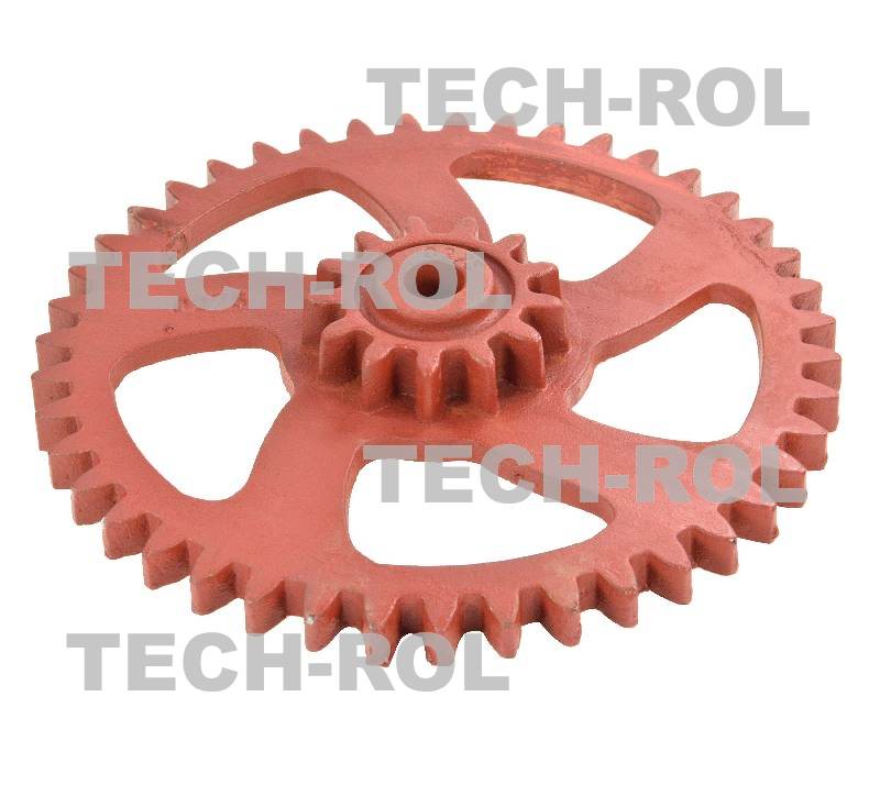 Koło podwójne Z-13/Z-43 zębate okrągły otwór siewnik Poznaniak