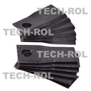 Komplet nożyków 115/49 mm 12 sztuk średnica otworu 19 mm nożyki skośne