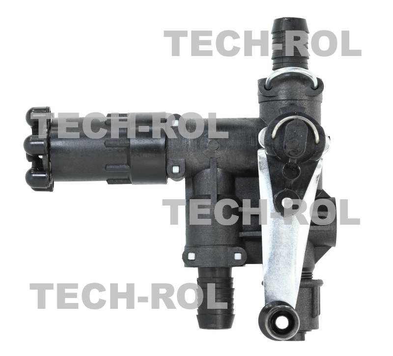 Korpus kompletny rozdzielacza z rączką typ Pilmet z metalową rączką