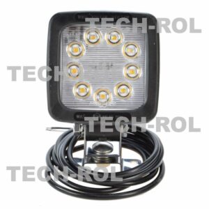 Lampa cofania diodowa kwadratowa 9 - led x 3W 27W 12V / 24V 1750lm 6000K