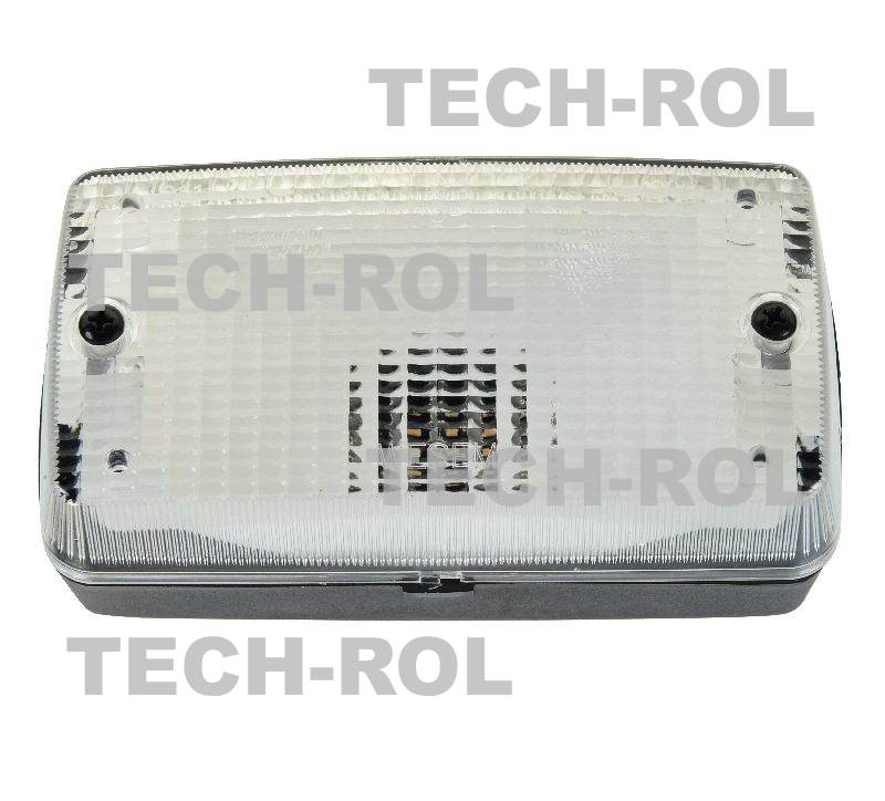 Lampa cofania prostokątna 140 mm / 75 mm 12V / 24V 21W LA1.02104.01 Wesem