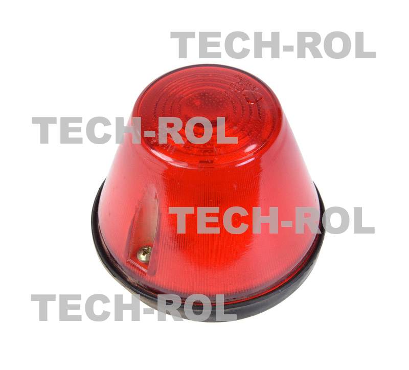 Lampa hamowania "stop" czerwona WE93 12V / 24V Bizon 5040360850 16 Waś