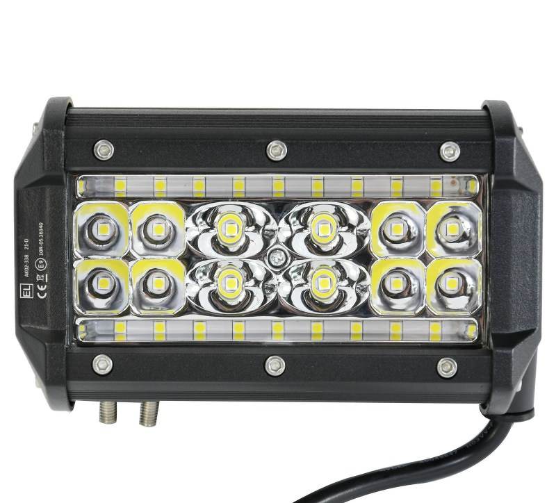 Lampa robocza diodowa prostokątna 30 - led x 3W 90W 12V / 24V 9000 lm