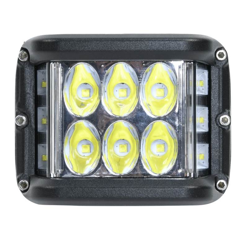 Lampa robocza diodowa prostokątna 12 - led x 4W 48W 12V / 24V 4500 lm