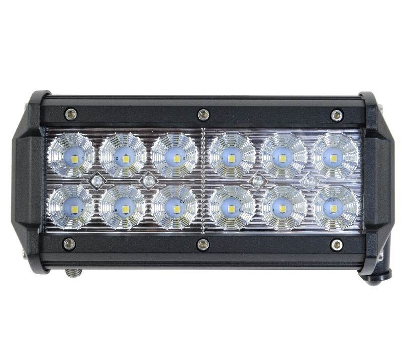Lampa robocza diodowa prostokątna 12 - led x 3W 36W 12V / 24V 3240lm 6000K