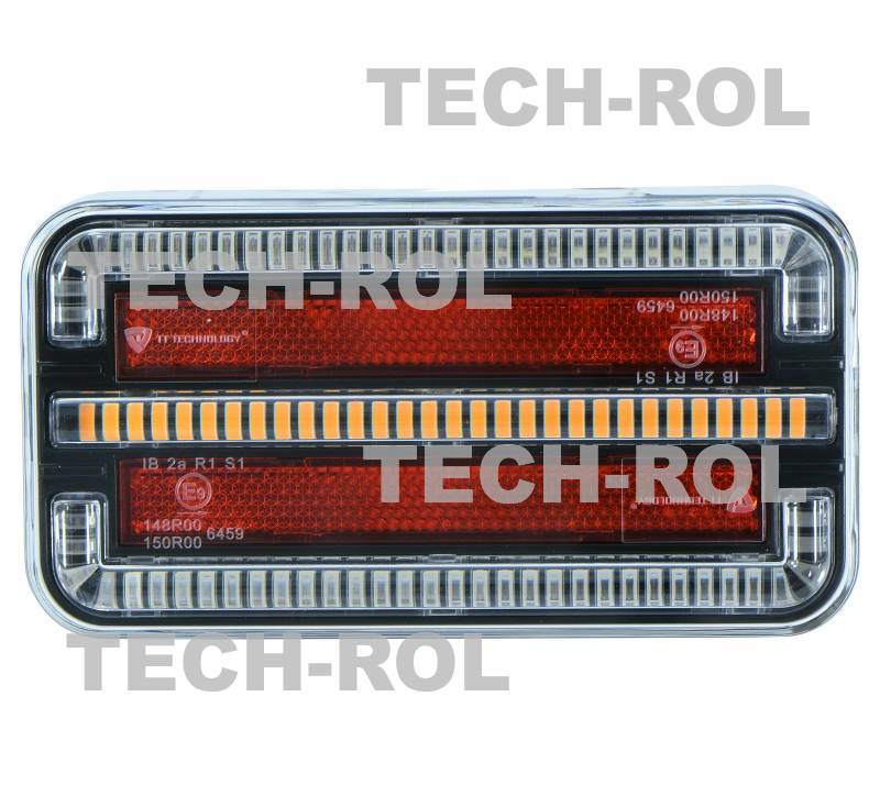 Lampa zespolona diodowa tylna uniwersalna kierunkowskaz pozycja stop