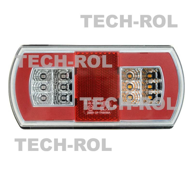 Lampa zespolona diodowa tylna prawa kierunkowskaz pozycja stop 12V / 24V