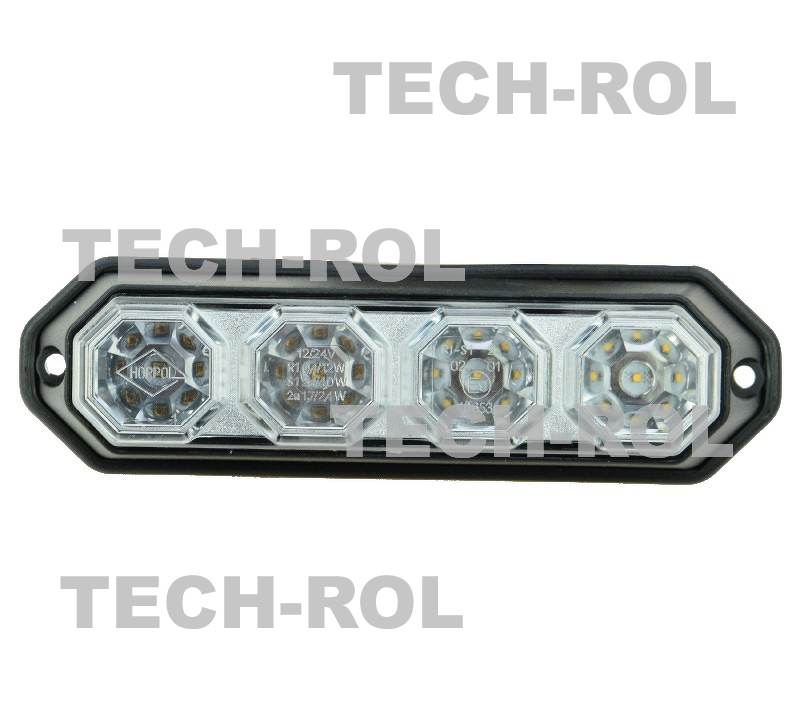 Lampa zespolona diodowa tylna uniwersalna kierunkowskaz pozycja stop 12V /