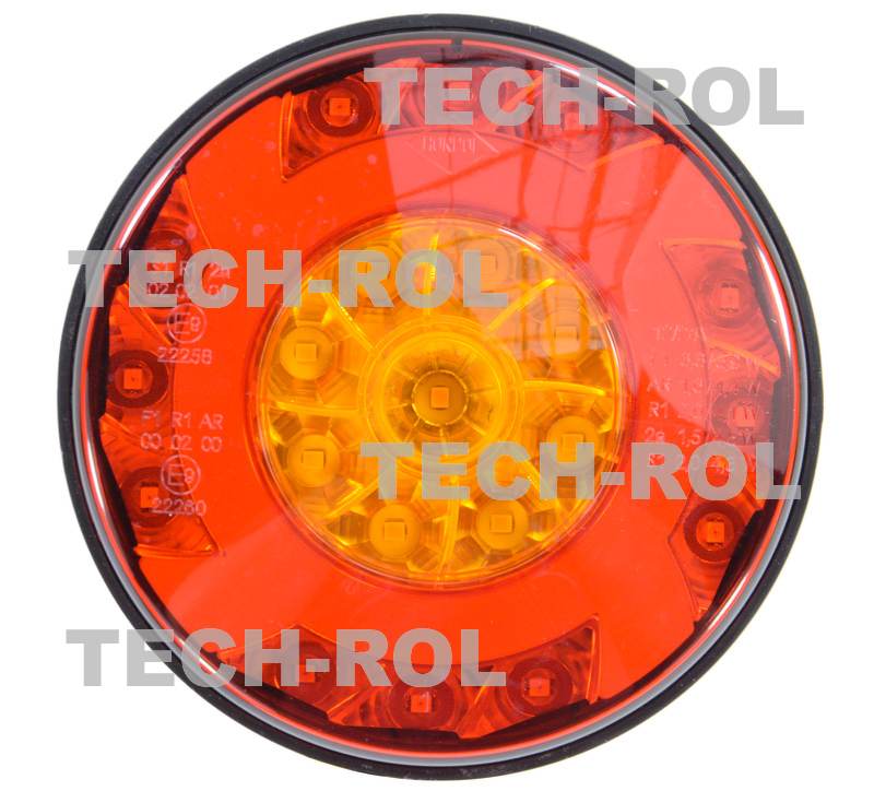 Lampa zespolona diodowa tylna uniwersalna kierunkowskaz pozycja stop 12V /