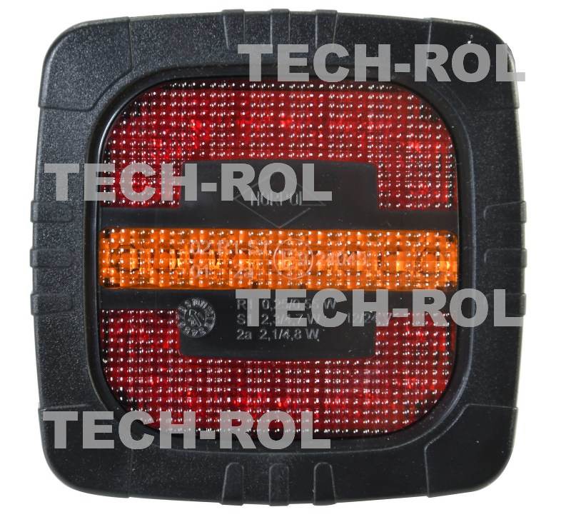 Lampa zespolona diodowa tylna uniwersalna kierunkowskaz pozycja stop 12V /