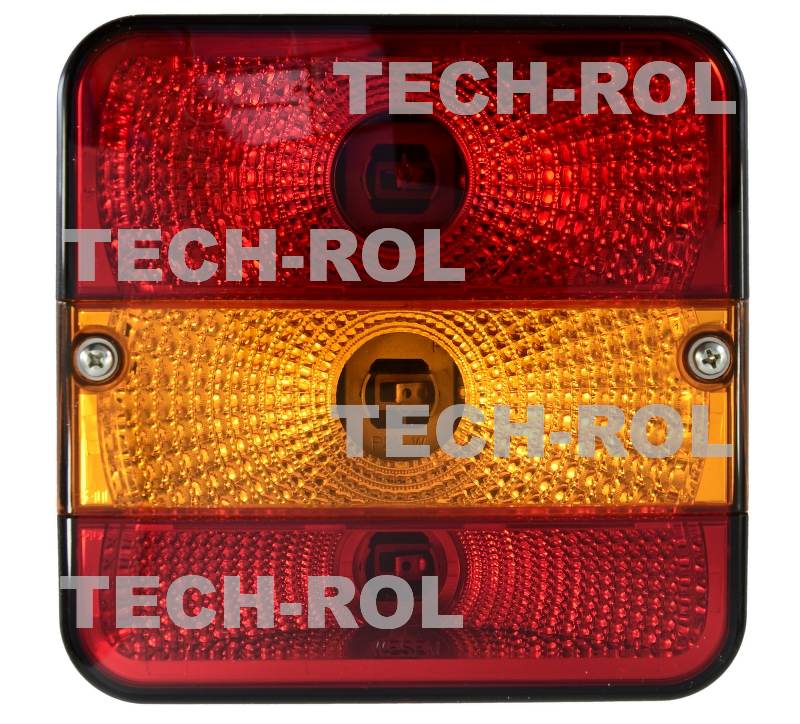 Lampa zespolona tylna kierunkowskaz pozycja stop 12V / 24V 140mm / 140 mm