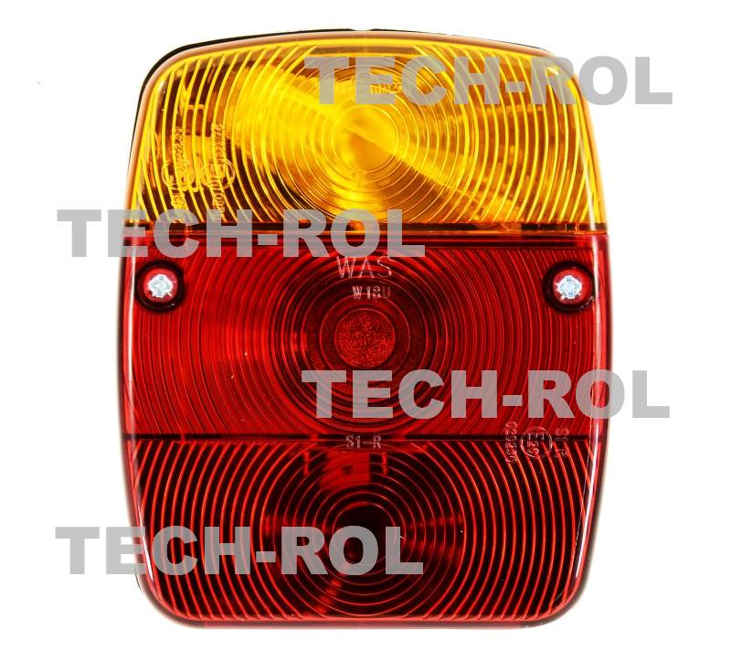 Lampa zespolona tylna uniwersalna kierunkowskaz pozycja stop podświetlenie