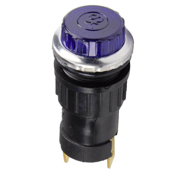 Lampka kontrolna niebieska 12V / 24 V 50957081 APARTS 5szt