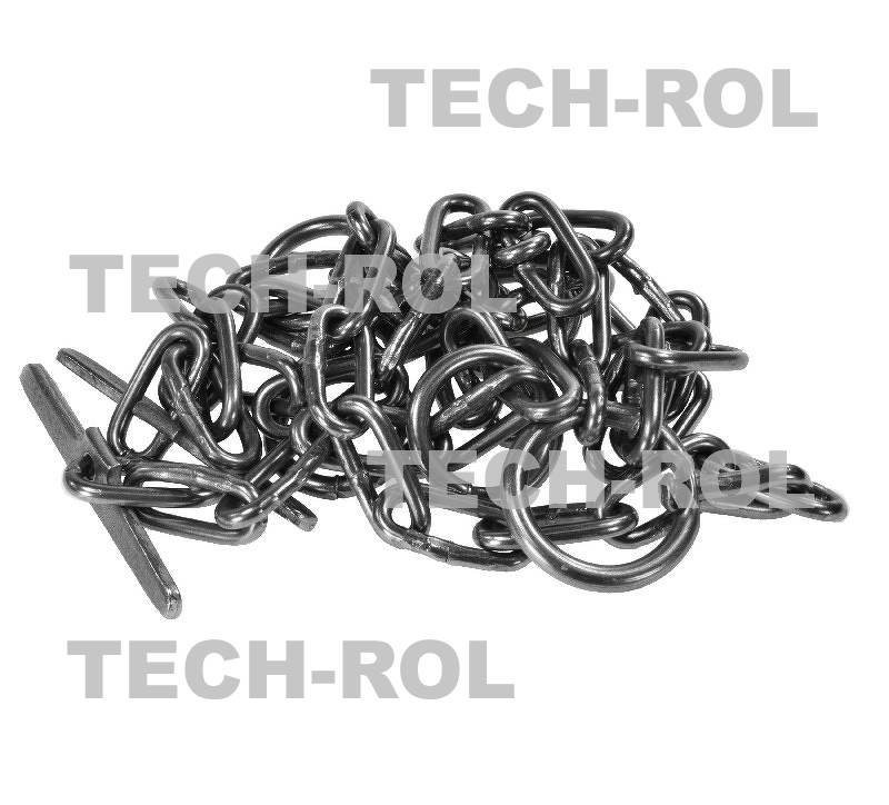 Łańcuch żłobowy Mocny uwiąż dla bydła grubość fi - 6 mm 1 sztuka