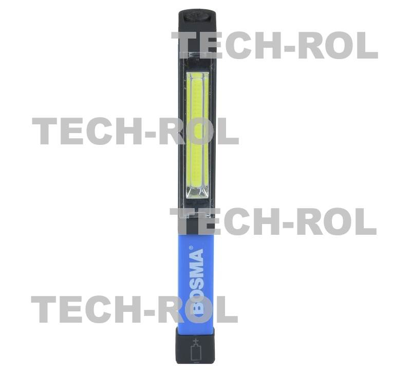 Latarka warsztatowa ledowa z klipsem i magnesem 2W 1x LED strumień