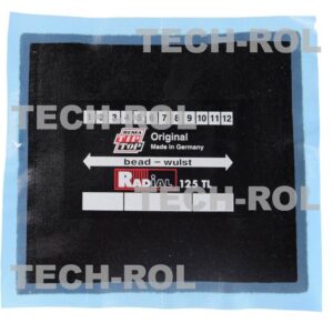 Łatka do opon bezdętkowych radialnych 125TL 115 mm x 125 mm 502-1252
