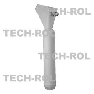 Lejek plastikowy 3-częściowy 06 uchwyt niżej kolor biały siewnik