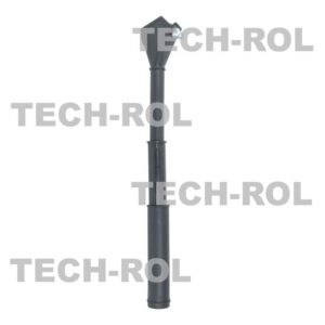 Lejek plastikowy 3-częściowy 07 uchwyt wyżej kolor czarny siewnik