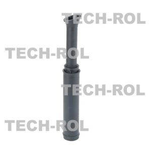 Lejek plastikowy 3-częściowy długi kolor czarny siewnik typ Unia