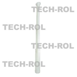 Lejek plastikowy 3-częściowy krótki kolor biały siewnik typ Unia