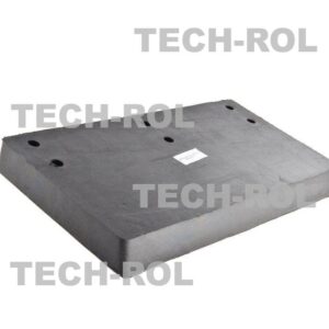 Lemiesz gumowy do pługa śnieżnego zbrojony 520mm/250mm/50mm ResGum