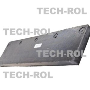 Lemiesz gumowy do pługa śnieżnego zbrojony 735mm/175mm/30mm ResGum