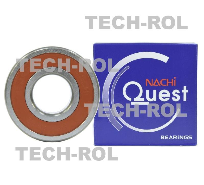 Łożysko kulkowe jednorzędowe 25x62x17 sk. 63052RS NACHi