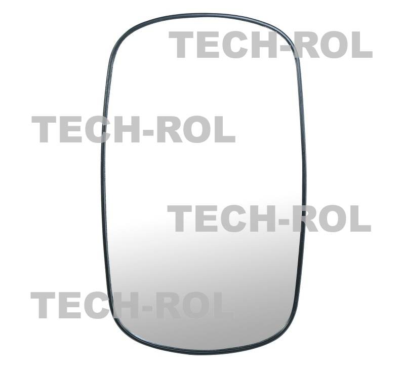 Lusterko ciągnikowe uniwersalne podgrzewane 255 mm / 160 mm do Zetor 2szt