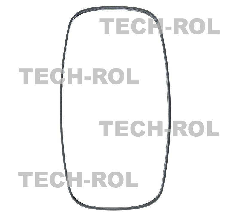 Lusterko ciągnikowe uniwersalne podgrzewane 325 mm / 175 mm obejma 18 2szt