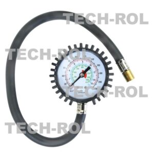 Manometr z wężykiem 35cm z końcówką samozaciskową 15 Bar PPM002