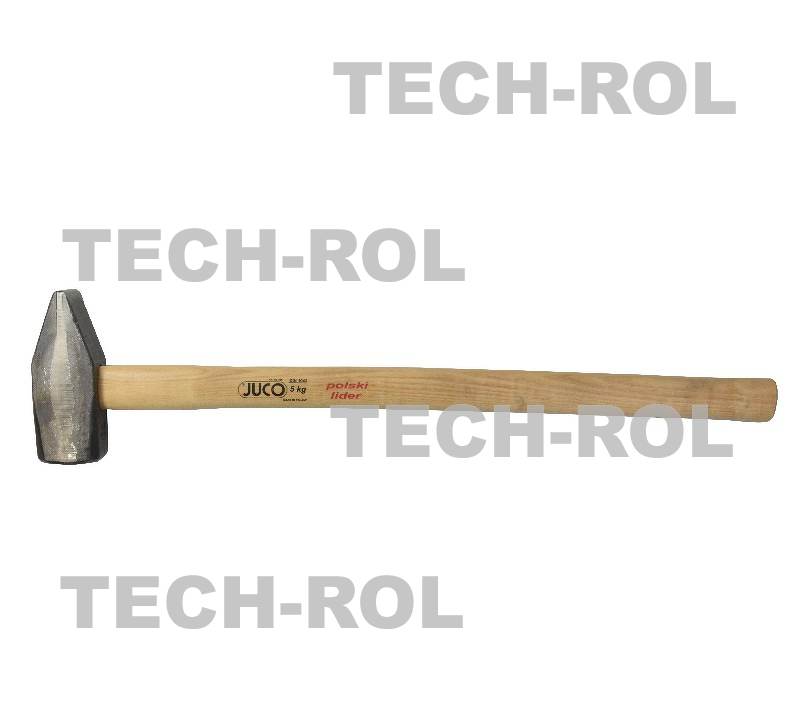 Młotek ślusarski trzonek drewniany 5kg 12445 Juco