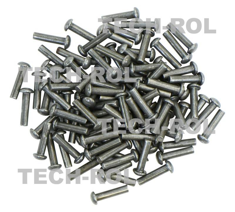 Nit stalowy 6x26 - główka kulista opakowanie 100 sztuk pasuje do Claas 6