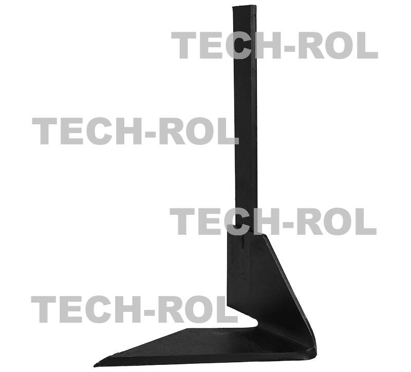 Nóż kątowy lewy kompletny z trzonem 180mm Obsypnik 4430201001/L Ekiw