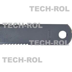 Nóż rozdrabniacza sieczkarni ruchomy zębaty 170x50x3 otwór 18mm Claas