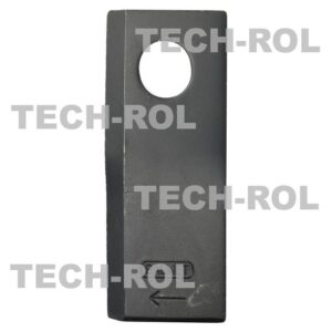 Nożyk pojedynczy skośny 126/48 mm prawy otwór owalny fi-20,5 x 23 mm