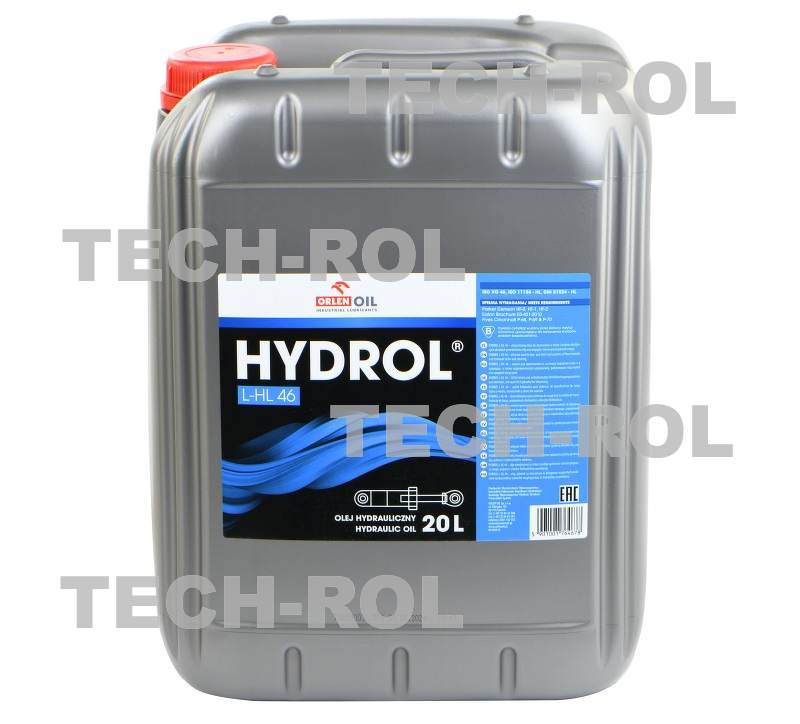 Olej hydrauliczny Hydrol L-HL 46 20 litrów 17 kg QFS150K20 Orlen