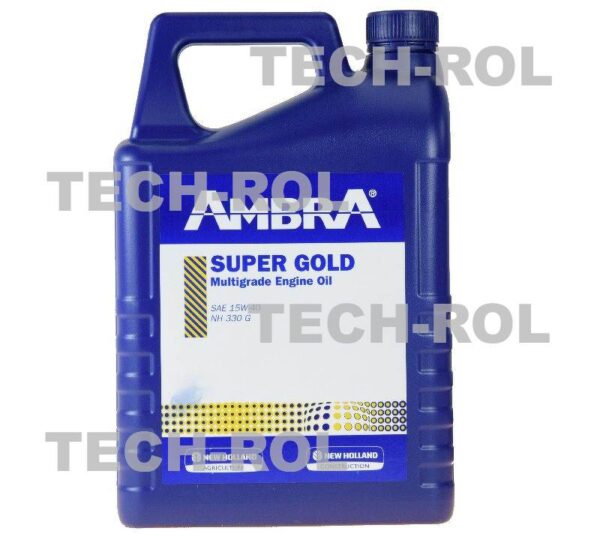 Olej silnikowy Super Gold 15W40 5 litrów NH-330G do ciągników New