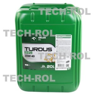 Olej silnikowy Turdus SHPD 15W40 20 litrów 17 kg QFO805K20 Orlen