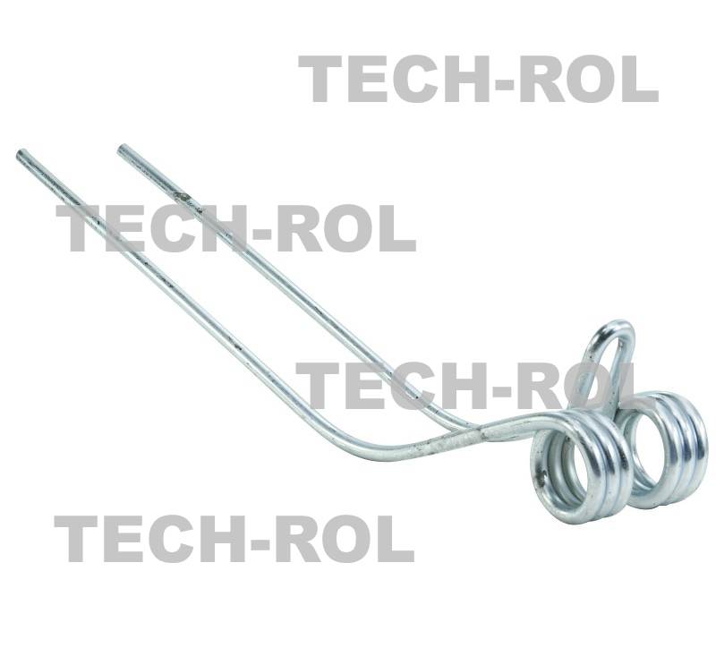 Palec zgrabiarki fi-10 mm wysokość 560 mm ocynkowany Zgrabiarka