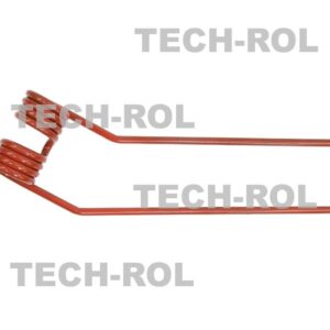 Palec typ Fella TH4 lewy czerwony Przetrząsaczo-zgrabiarka karuzelowa