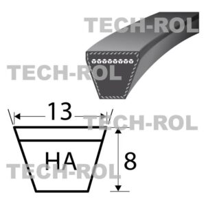 Pasek klinowy zielony HA-1180 HA-1180 Stomil Sanok ziel